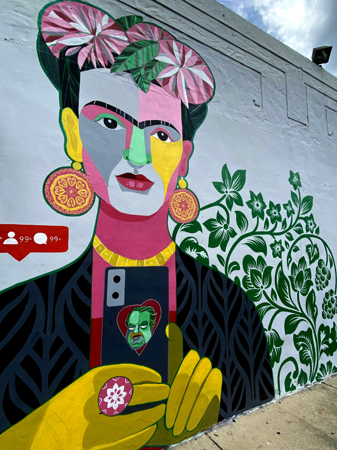 Frida Miami Le street art et les peintres: Frida Kahlo - François-Régis Street Art